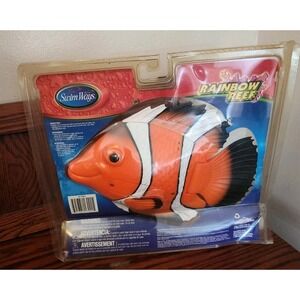 Swim Ways Rainbow Reef Swimming Action Pool Fish 17001 Orange Vintage 2006 Clown
